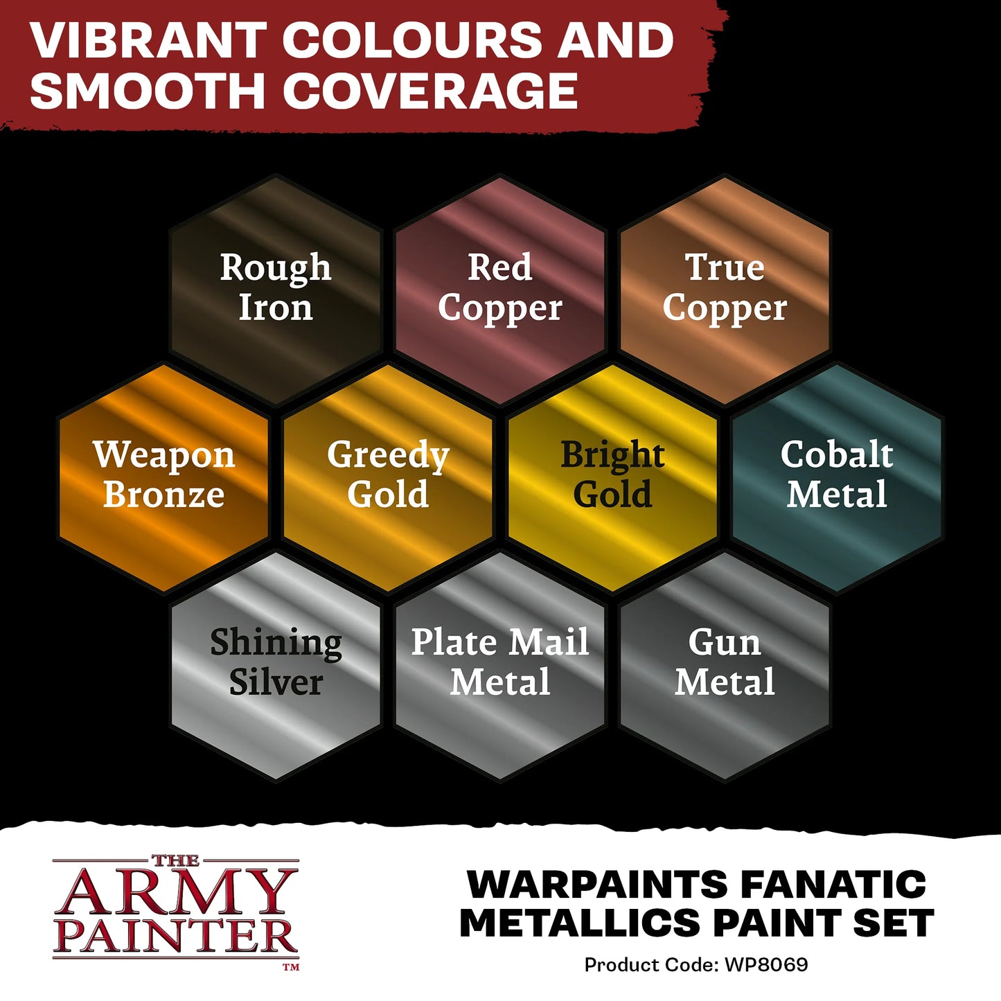 Warpaints Fanatic: Metallics Paint Set PREORDER