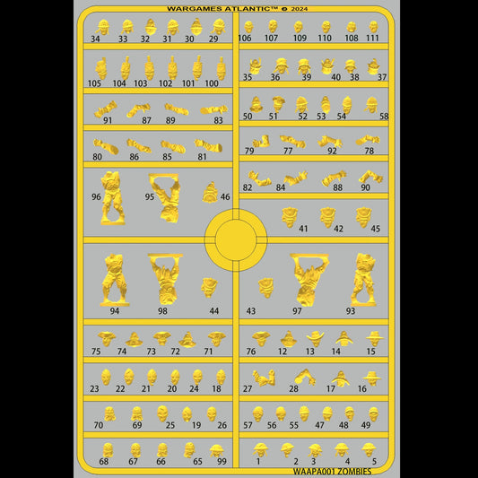 Wargames Atlantic Zombies individual frame (PREORDER)