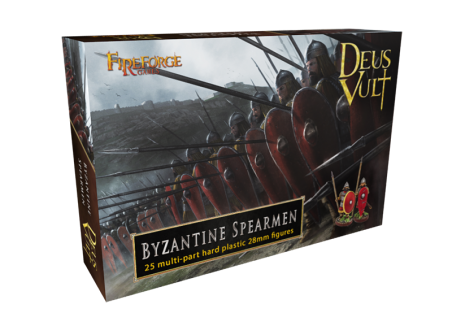 Byzantine Spearmen Plastic box set