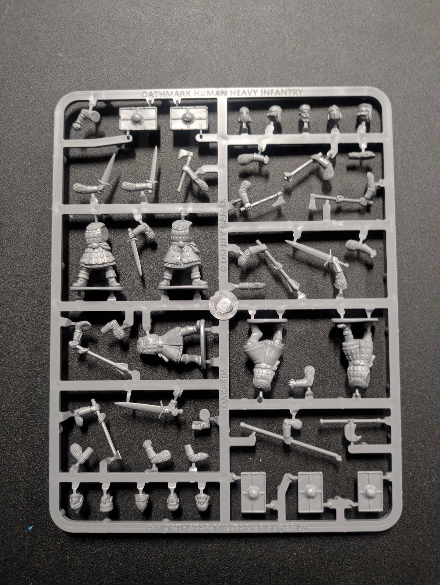 Oathmark Human Heavy infantry single sprue (limited stock)
