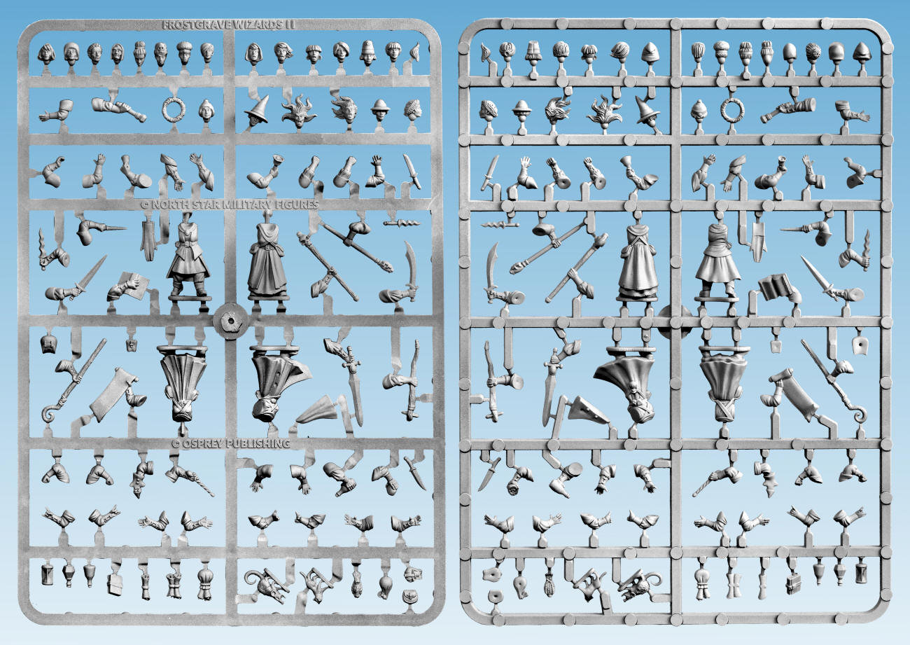 Frostgrave Wizards II single sprue (special order limited stock)