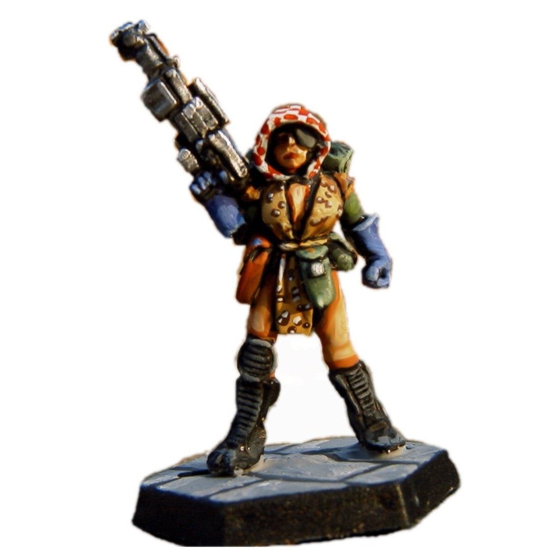 Chequer Gang Hooded Ganger with Auto Shotgun - Miniature